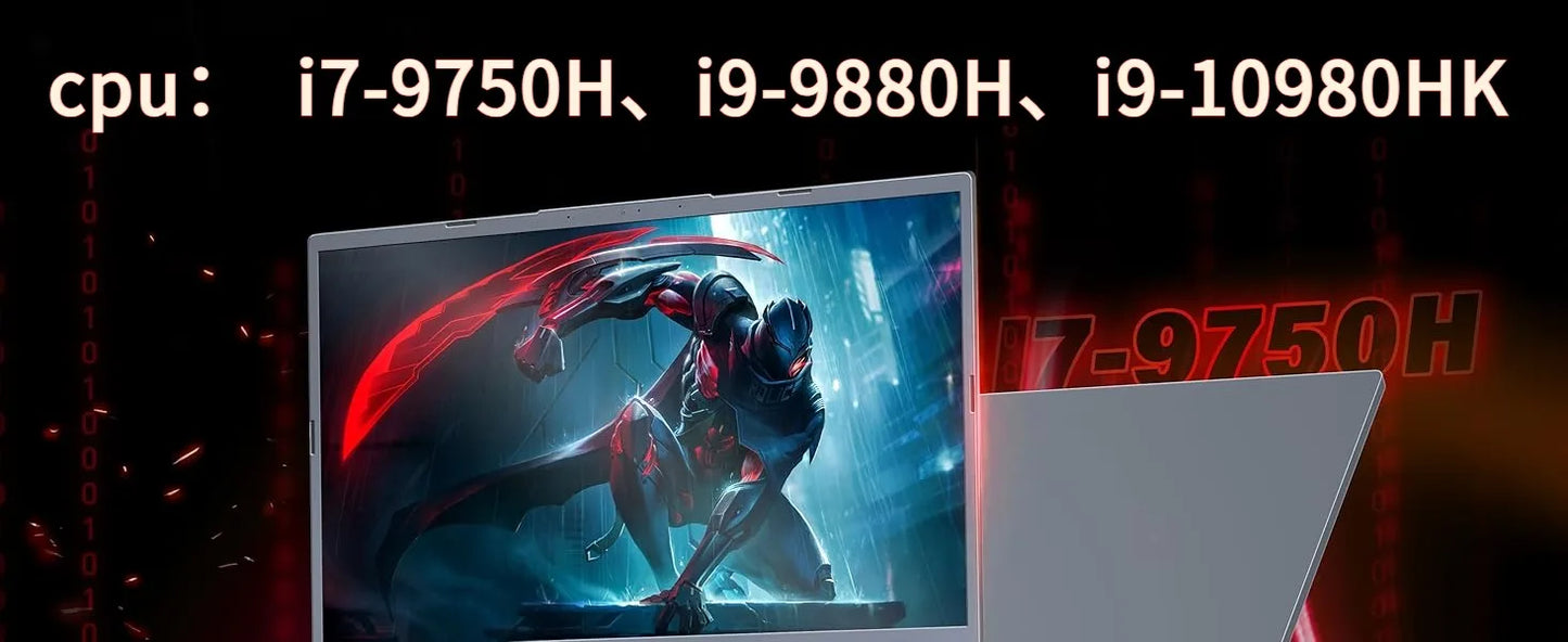 15.6" Gaming Laptop | Intel i9-10980HK / i9-9880H / i7-9750H | Up to 32GB DDR4 | Up to 1TB SSD | IPS | Win 11