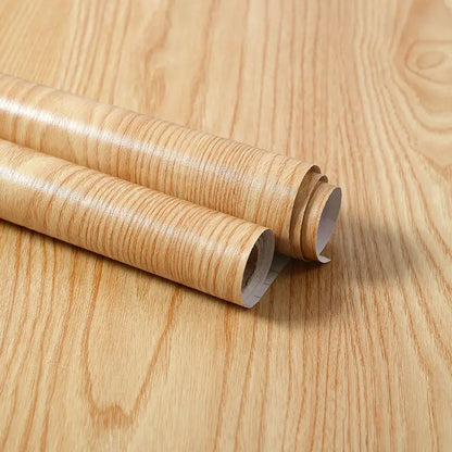 Self-Adhesive Waterproof Wood Effect Wallpaper Roll – PVC Vinyl