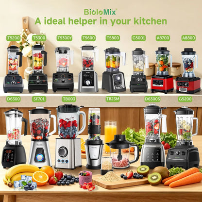 BioloMix 3HP Professional Blender BL-1800 | 2200W | 2L Jug | EU 220V