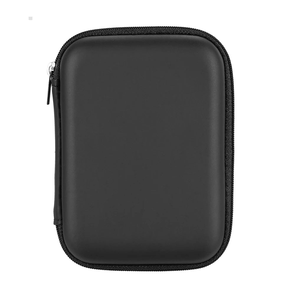 EVA shockproof 2.5-inch hard drive carrying case by R.E.D. Shopping with protective exterior and zipper closure for storage.