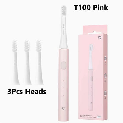 XIAOMI MIJIA T100 Sonic Electric Toothbrush – USB Rechargeable, IPX7 Waterproof, Ultrasonic Auto
