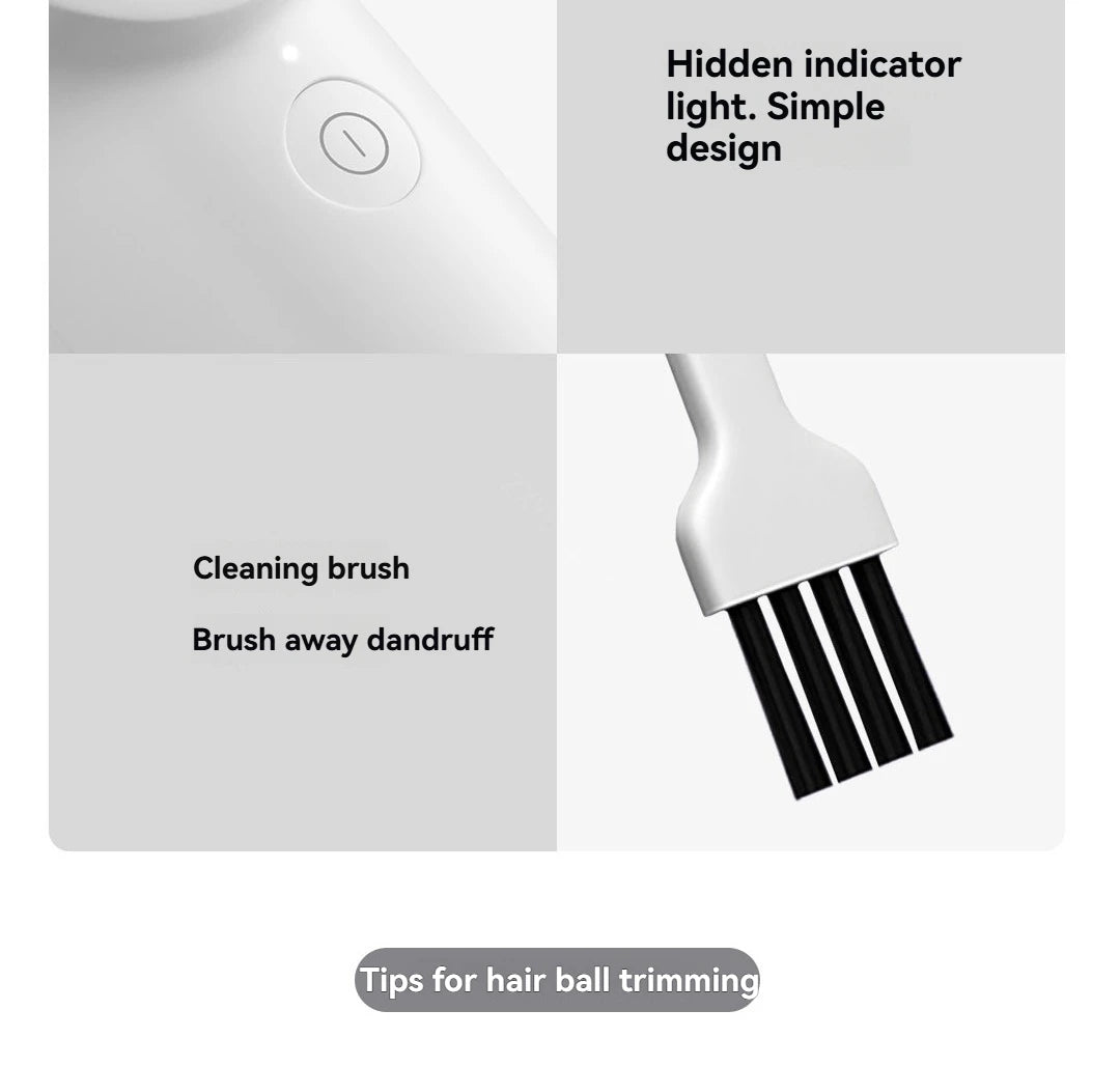 Xiaomi Mijia Lint Remover 2 – Portable Electric Clothes Shaver, 180-Min Battery, USB-C