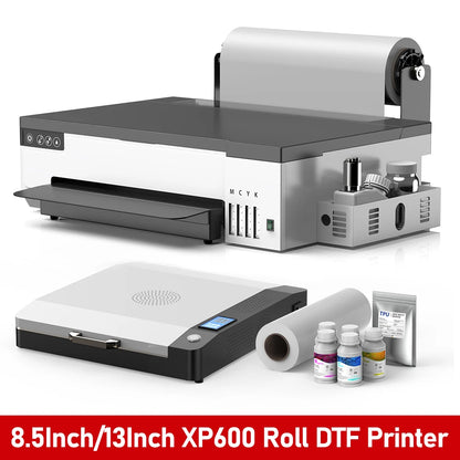 A4/A3 DTF Printer with DTF Oven – XP600, Direct to Film for T-Shirts & Clothes