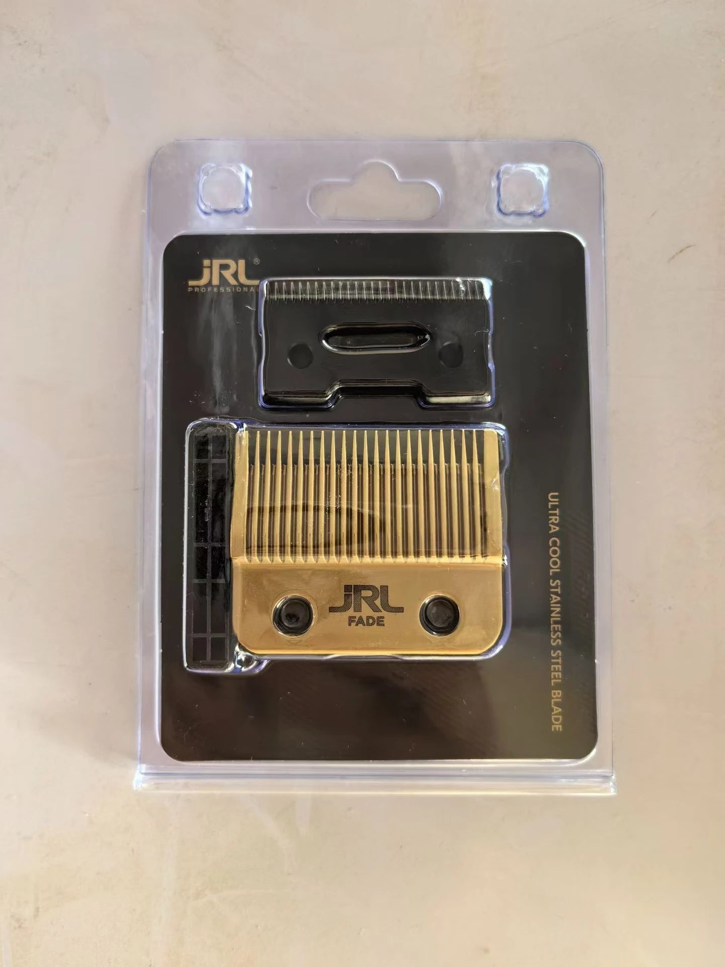 Titanium coated replacement blade for BAB PRO trimmer, compatible with FX707, FX787, FX726, and FX787Z grooming tools.