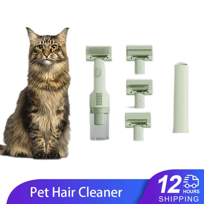 LISI Pet Grooming Vacuum Kit – 5 Brushes, 0.3L Dust Cup, HEPA Filter, 70W, Cat & Dog
