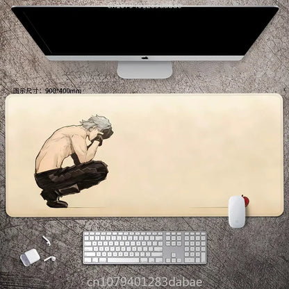 NieR: Automata Leather Gaming Mouse Pad — Waterproof Desk Mat, E-Sports