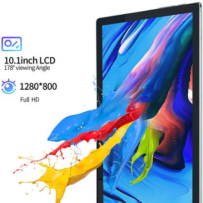 10.1" Android 12 Tablet – Octa Core, 8GB RAM, 128GB, 4G LTE, Dual SIM, GPS, Google Play