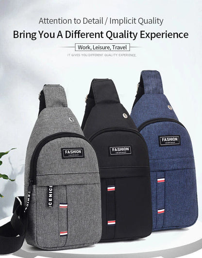 Men's waterproof waist pack by R.E.D. Shopping with large capacity and adjustable strap, suitable for outdoor and travel use.
