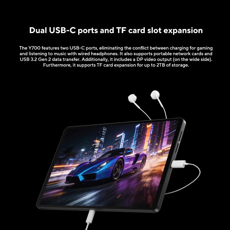 Lenovo Legion Y700 5th Gen CN | Snapdragon 8 Elite | 8.8" 3K 165Hz | 9000mAh | 50MP | Gaming Tablet
