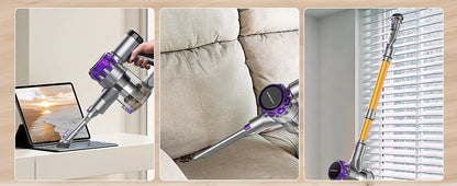 YISORA S3P Cordless Vacuum Cleaner – 40Kpa, 55 Min, Touchscreen, Pet Hair