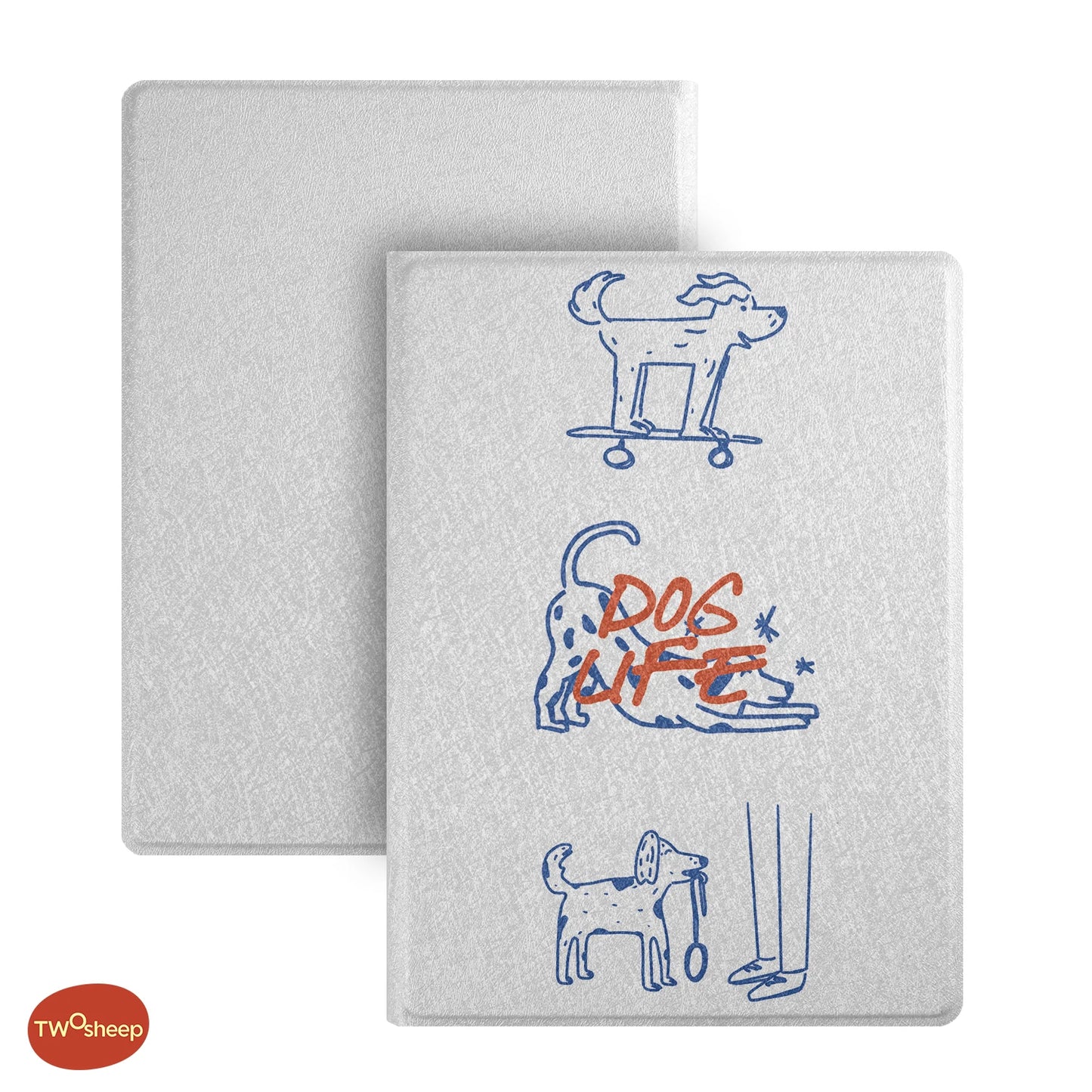 Twosheep Cute Cat & Dog Magnetic Case for Bigme B6 6" eReader – Auto Sleep/Wake, Shellless PU Cover