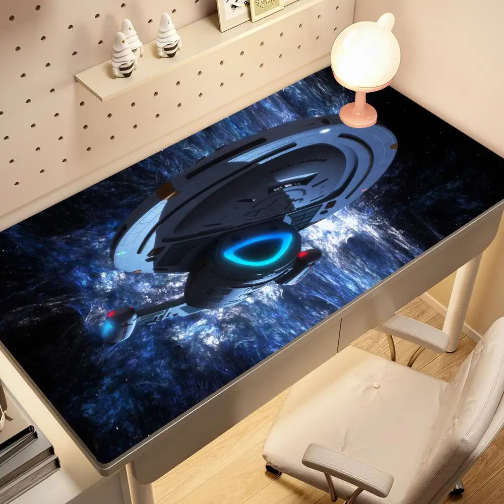 XXL Gaming Mouse Pad – Sci-Fi Space Design, Non-Slip Rubber Base