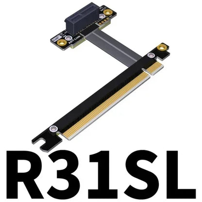 ADT-Link PCIe 4.0 Riser Cable – X16/X8/X4/X1 to M.2 NVMe/U.2 SSD Extension, Gen4