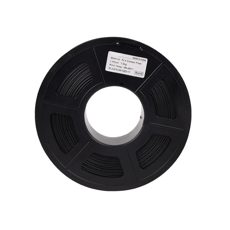Carbon Fiber PLA Filament 1.75mm – High-Accuracy +/-0.02mm, 1KG / 250G Spool