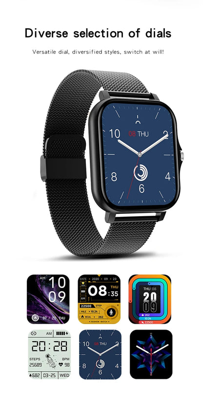 Smart Watch 2025 - 1.83" Display, Bluetooth Calling & Fitness Tracker for Men & Women