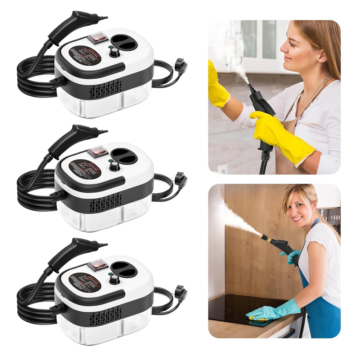 2500W 220V Household Steam Cleaner – High Temperature Pressurized for Floor, Kitchen & Interior
