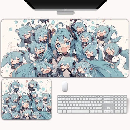 Hatsune Miku XXL Gaming Desk Mat – Anime Mouse Pad, Non-Slip