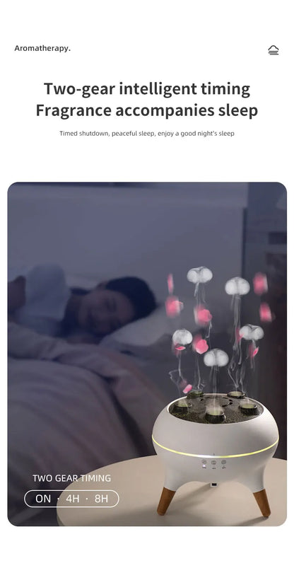 Jellyfish Aroma Humidifier & Aromatherapy Diffuser – Ultrasonic Essential Oil Mist with Remote Control