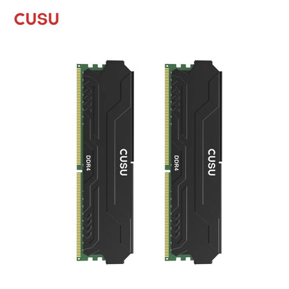 CUSU DDR4 Desktop RAM – 8GB / 16GB, 3200/3600MHz, XMP 2.0, Heatsink