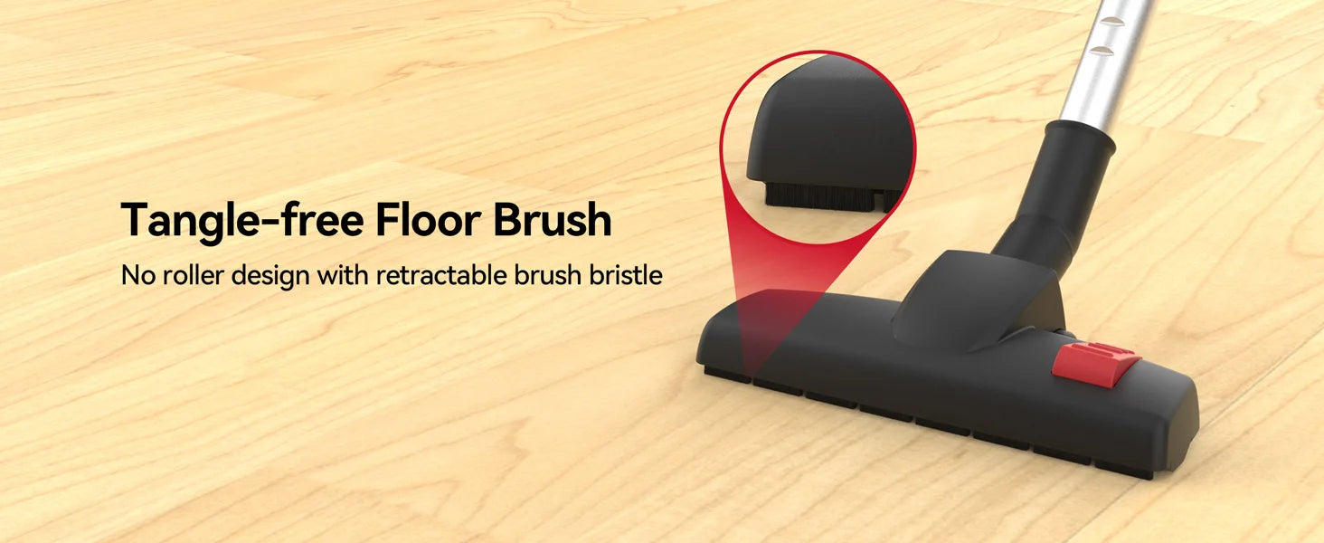 INSE I5 corded vacuum cleaner with 600W motor and powerful 18Kpa suction, handheld and stick design for home and pet hair cleaning