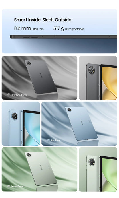Blackview Zeno 10 5G AI Tablet – 11" FHD+ 90Hz, UNISOC T8200, 8800mAh, Quad Speakers, Android 15