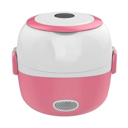Electric Heating Lunch Box – 2L, 1-3 Layer, Portable Bento Box Rice Cooker, 200W Stainless Steel | 110V | US/EU/UK