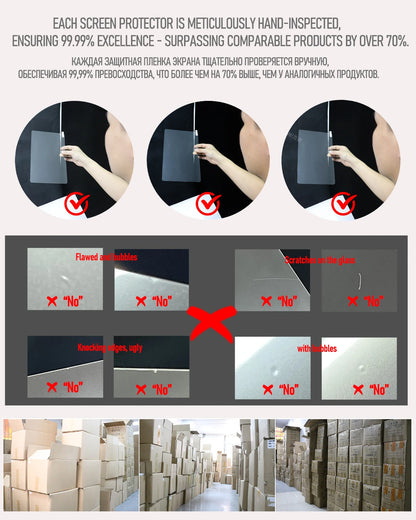 TCL Tab Tempered Glass Screen Protector 2-Pack – NXTPAPER 11, Tab 10L Gen2/3/4, Tab 11 FE