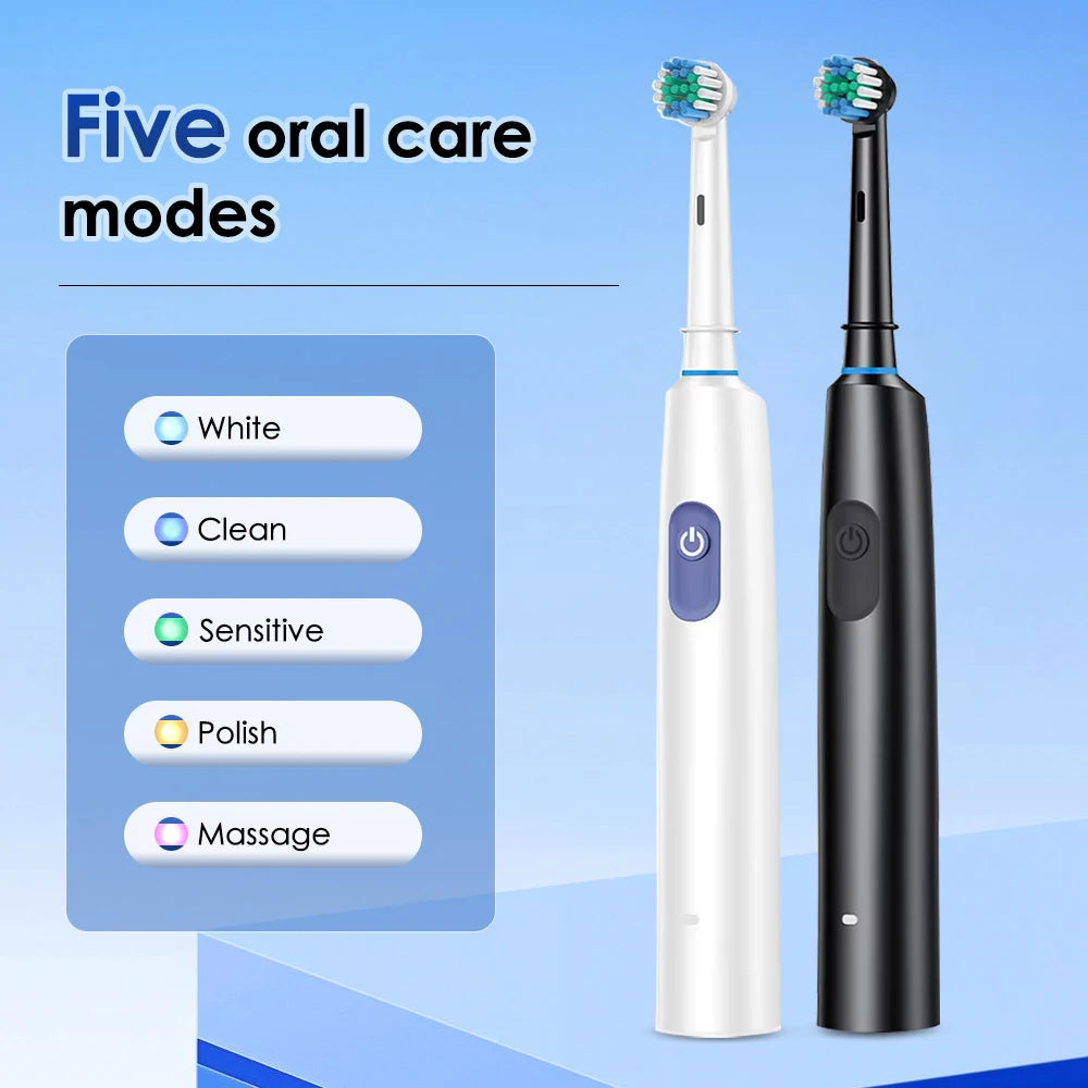 Electric Toothbrush Cordless USB Rechargeable | Waterproof | Intelligent | Adults