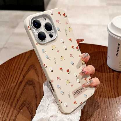 Retro Floral Leather Phone Case for Xiaomi Mi 11 Lite, 13T Pro, Poco X7, F6, X5 – Shockproof