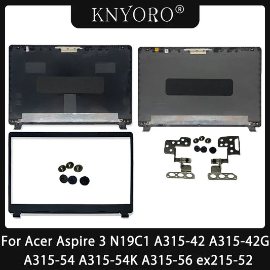 Acer Aspire 3 A315 Replacement Case | LCD Cover, Bezel & Hinges | N19C1 A315-42 A315-54 A315-56