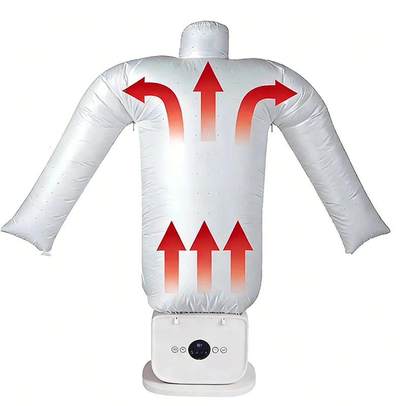 Foldable Electric Clothes Dryer & Steam Ironing Machine – Portable Heated Air Dryer for Clothes & Shoes