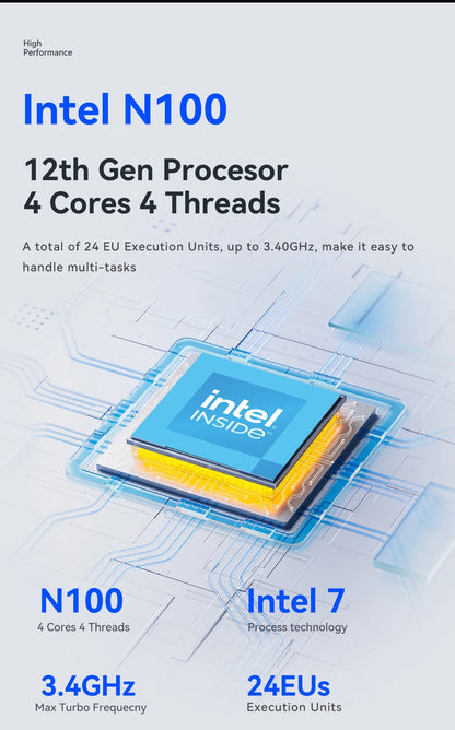 NAS Mini PC – Intel N150 / Ryzen 7 5825U, 2.5G Dual Ethernet, WiFi 6, M.2 NVMe, RAID, Windows 10/11