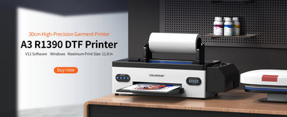 Colorsun A3 DTF Printer – Epson R1390 | Direct to Film | T-Shirt & Hoodie Printing