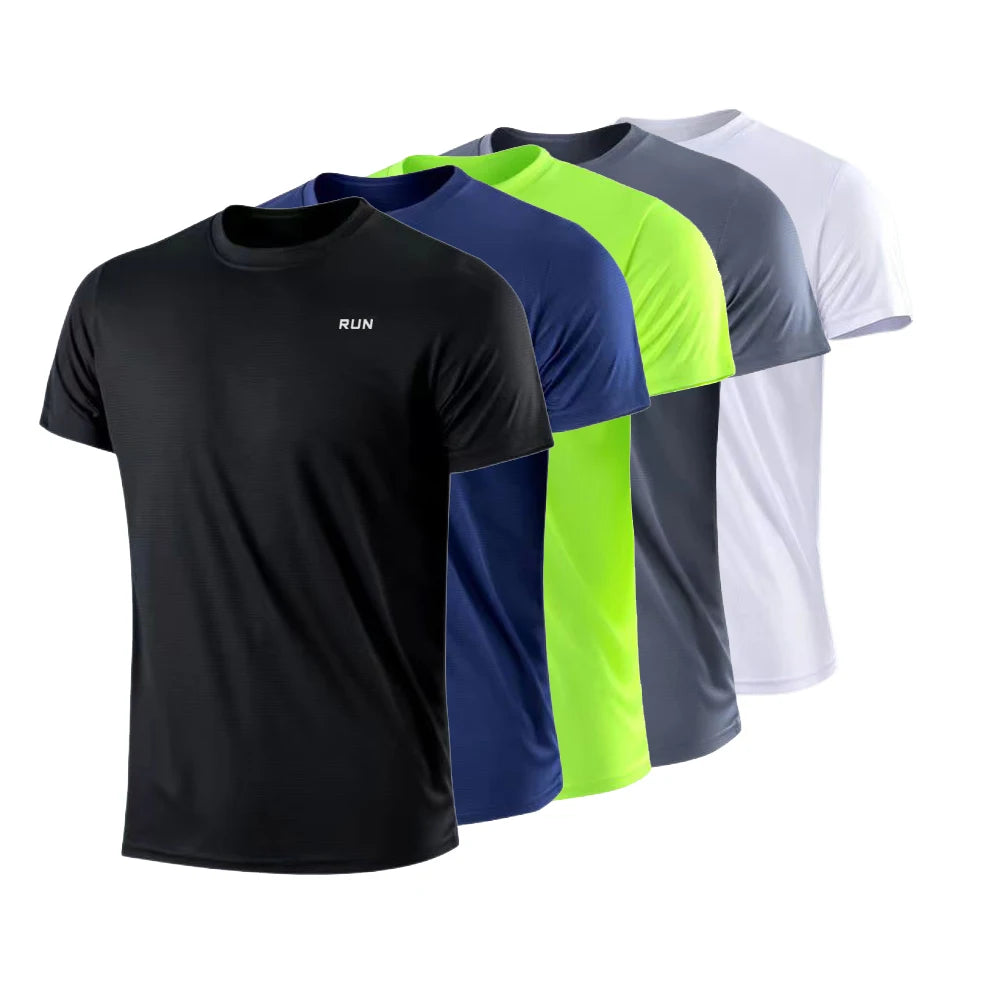 Men's R.E.D. Quick Dry Sport T-Shirt for men, moisture-wicking gym and running top, lightweight activewear shirt.