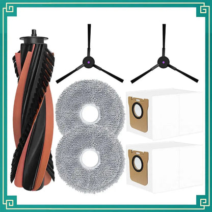 JONR P20 PRO / T5 Pro Robot Vacuum Replacement Parts | Main Brush, Side Brush, HEPA Filter, Mop Cloth
