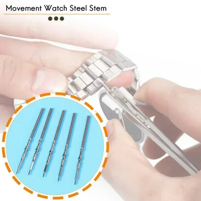 Stainless Steel Watch Crown Stem for NH35 / NH36 / NH38 / NH39 Automatic Movements