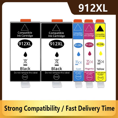 HP 912 / 912XL Ink Cartridge – For OfficeJet 8010 8012 8020 8022 8023 8024 8025 8026 8028 Series