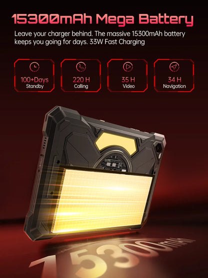 Cubot TAB KingKong S Rugged Tablet – Android 15, 15300mAh, 48MP, 10.1" 90Hz, 4G LTE