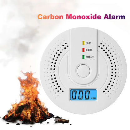 Digital Carbon Monoxide Detector – Sound Warning Battery Powered CO Gas Alarm