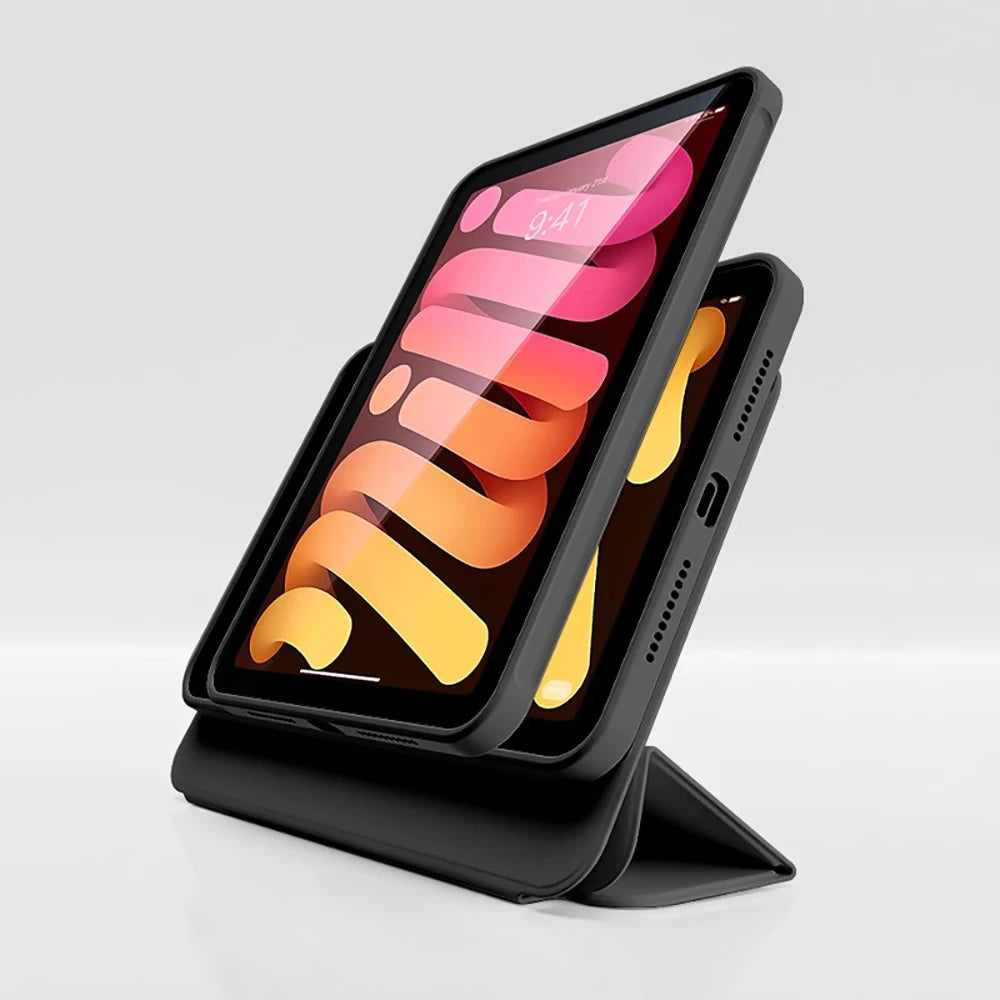SZEGYCHX Magnetic Folio Case for iPad Mini 7 A17 Pro & Mini 6 – 8.3" Smart Folding Cover