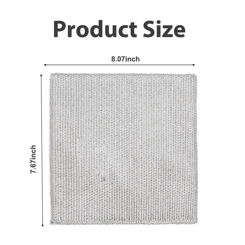 Multipurpose Wire Microfiber Dishcloth – Non-Scratch
