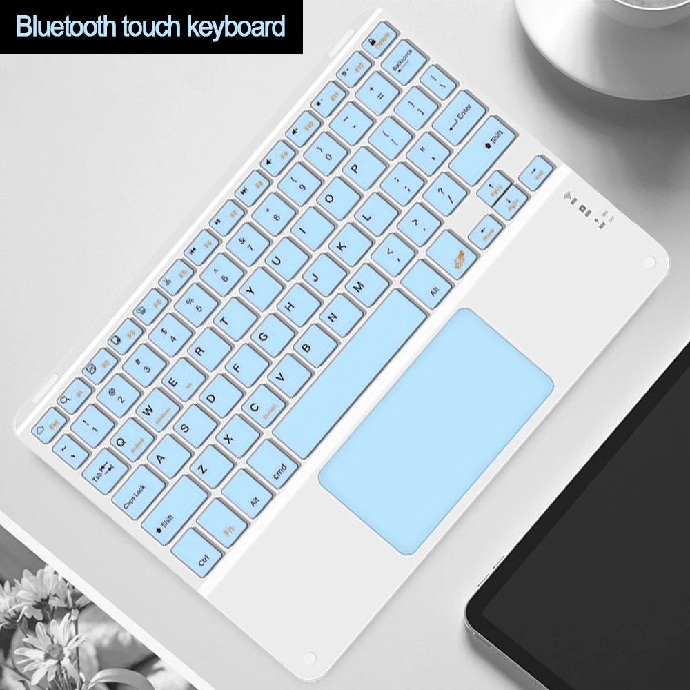 Touchpad Bluetooth Wireless Keyboard – For iPad, iPhone, Android, Windows PC & Laptop