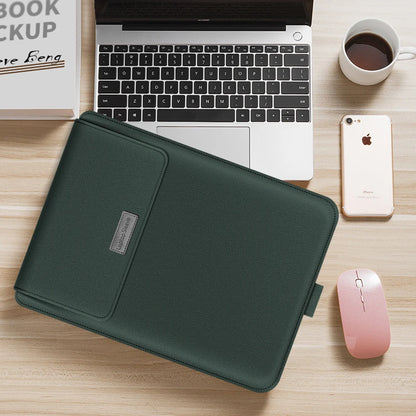 Laptop Sleeve Bag for MacBook Air 13 M4/M3/M2/M1, Pro 13/14/16, Huawei, ASUS, Dell – 11–16", PU Leather