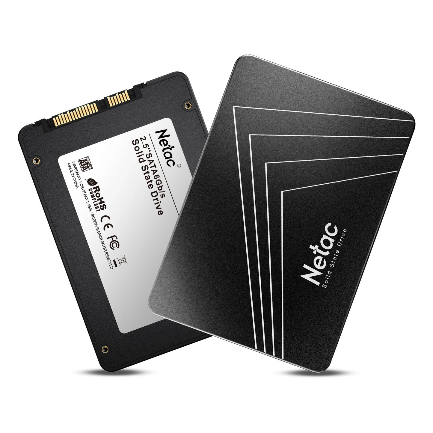 Netac SSD SATA 2.5" Internal – 256GB / 480GB / 512GB / 1TB / 2TB for Laptop & PC