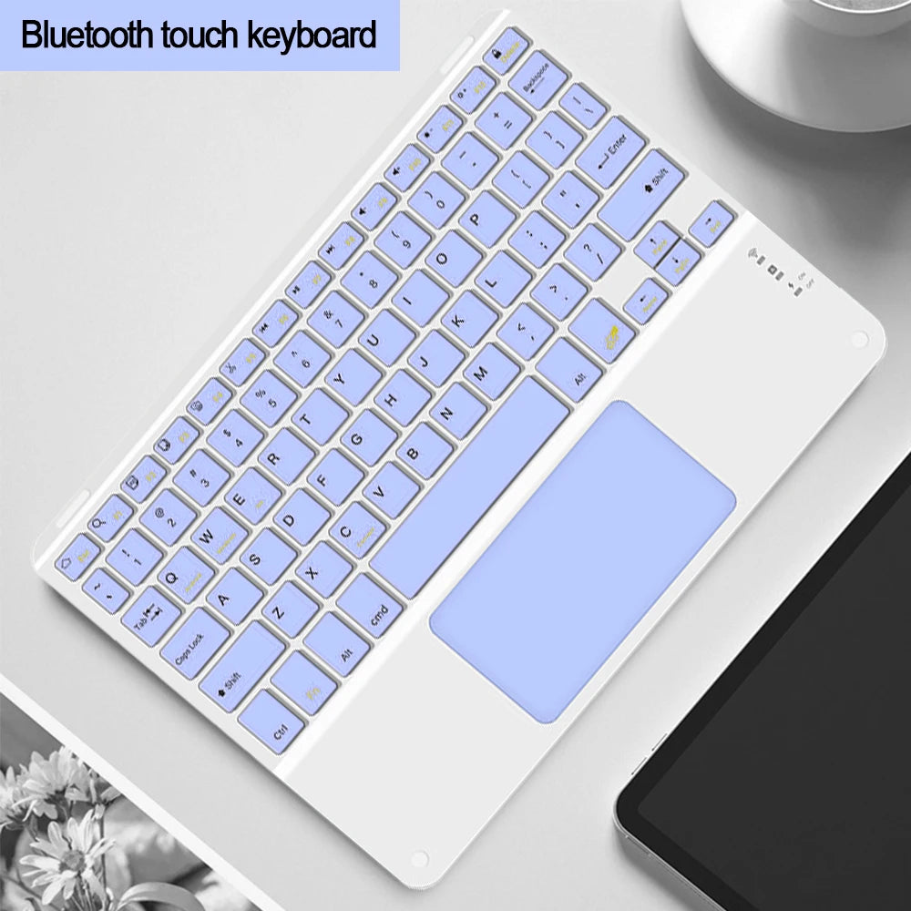 Touchpad Bluetooth Wireless Keyboard – For iPad, iPhone, Android, Windows PC & Laptop