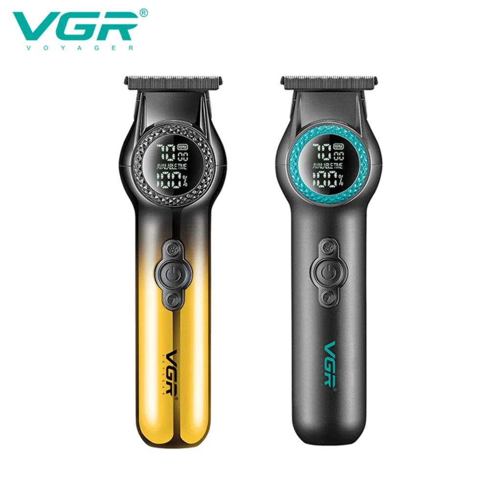 VGR V-990 Professional Hair Clipper – Gold & Black, With or Without Box