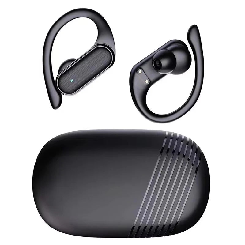 A520 Wireless Bluetooth 5.3 Ear Hook Headset – HIFI Stereo, Microphone, Running & Gaming