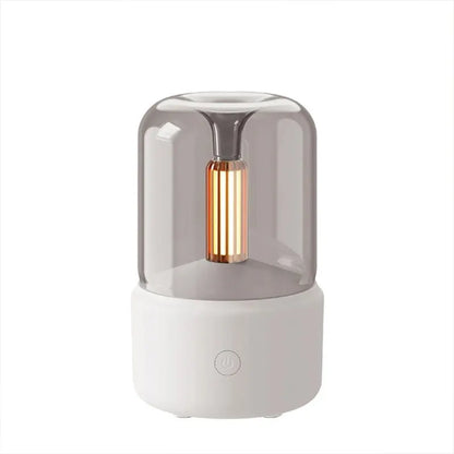 KINSCOTER USB Aroma Diffuser – Portable Air Humidifier, Essential Oil Night Light, Cold Mist Maker for Bedroom & Gift