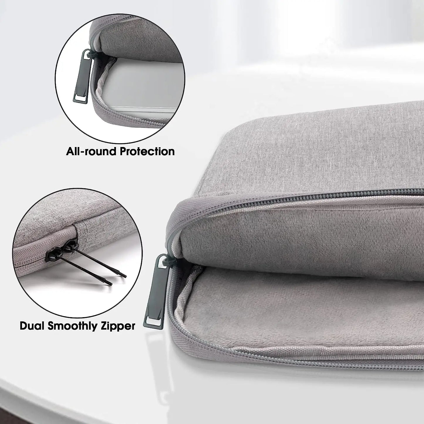 EGYAL Waterproof Laptop Sleeve Bag – 13.3–15.6" for MacBook Air/Pro, Lenovo, Dell, HP