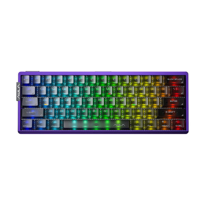 AULA AG60 60% Wired CNC Aluminum Mechanical Gaming Keyboard – 8000Hz Polling, RGB, 61-Key